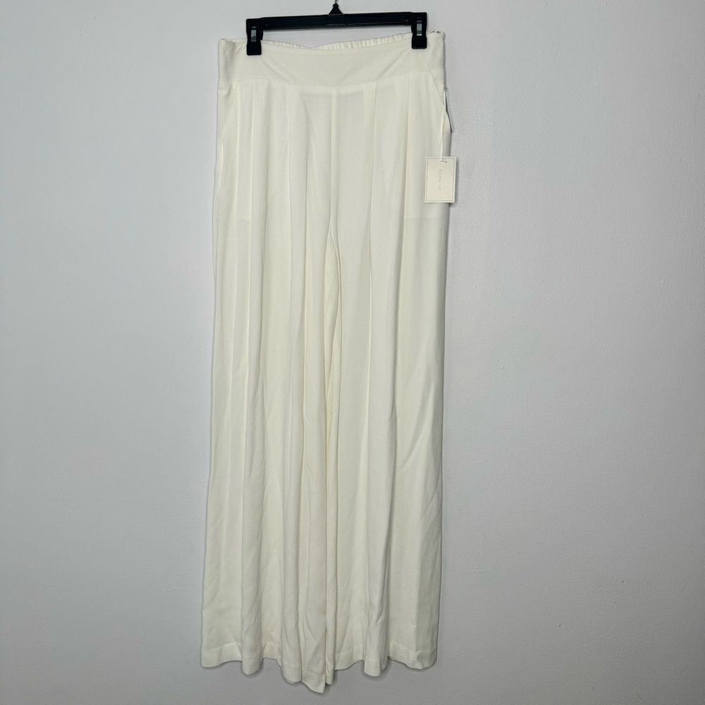 1. State ivory wide leg pants size medium